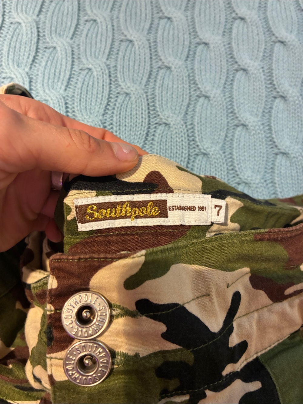 South Pole Camo Mini Skirt - Picture 3 of 6